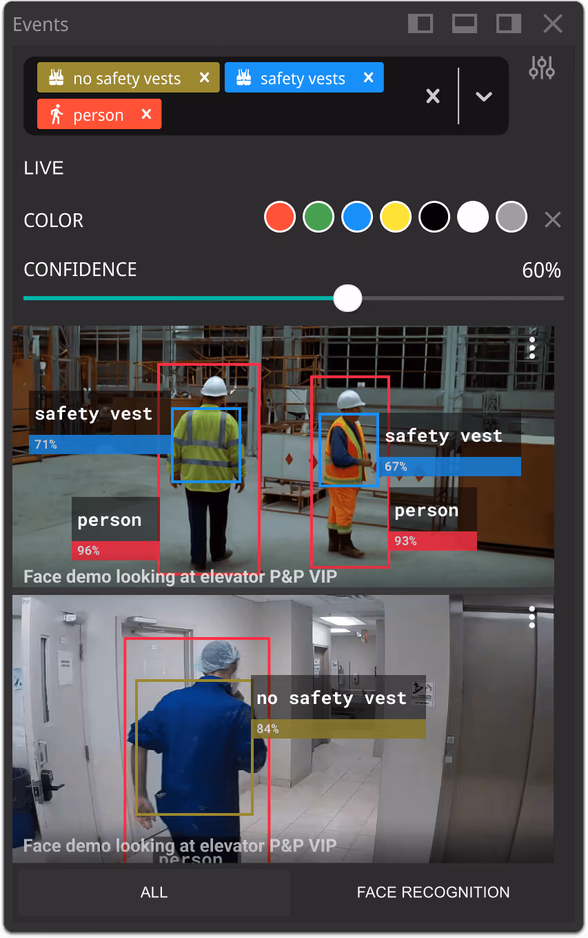 3deye portal ui panel - no safety vests selected