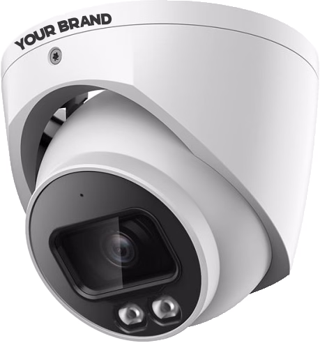 White label security camera with your brand logo