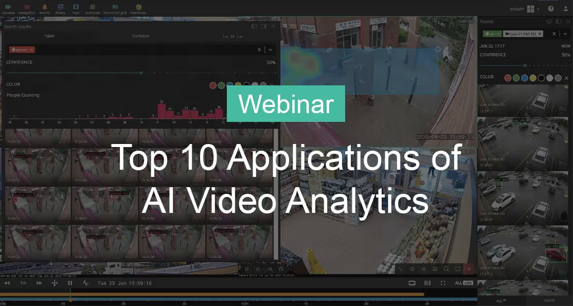 3deye Webinar - Top 10 AI Video Analytics Applications