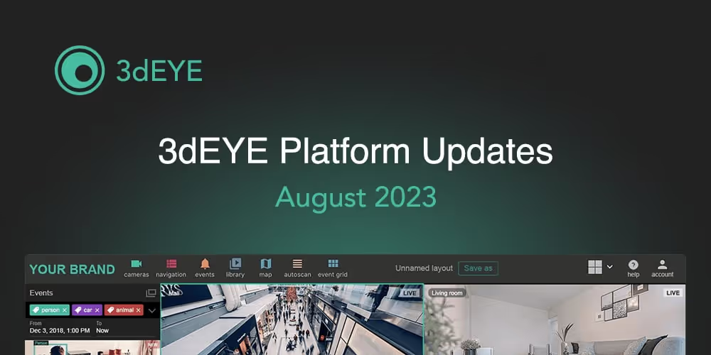3dEYE Platform Updates (August 2023)