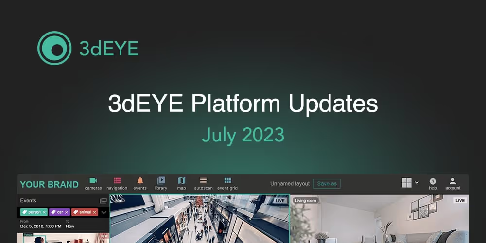 3dEYE Platform Updates (July 2023)